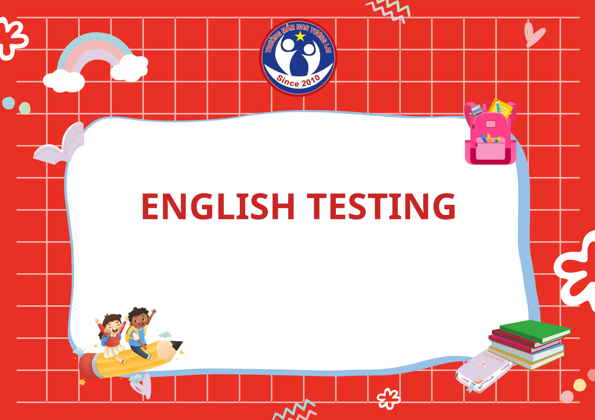 ENGLISH TESTING