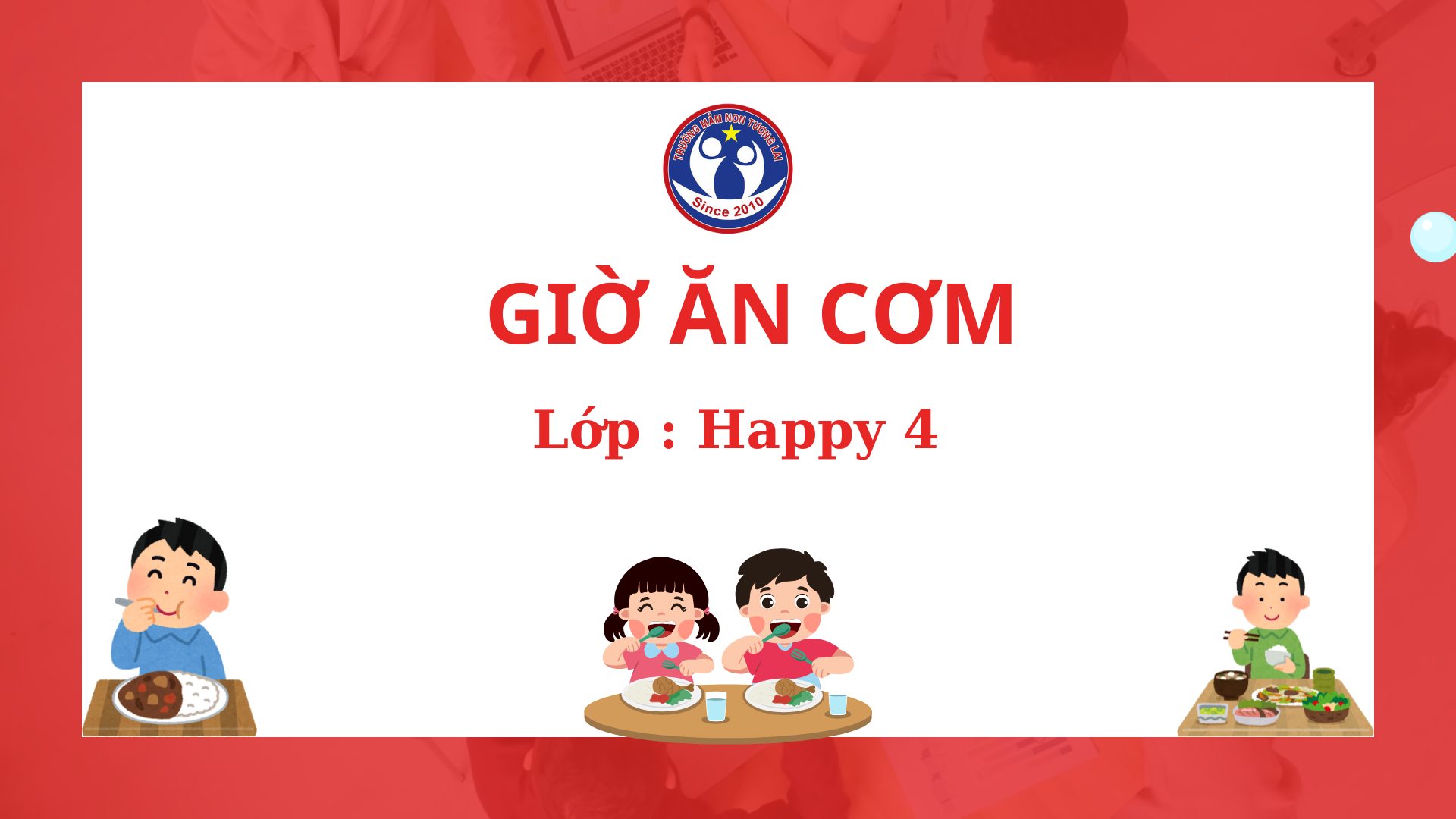 GIỜ ĂN CƠM